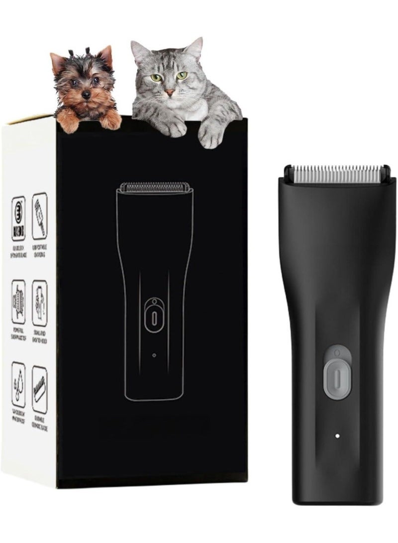 الكلب العناية ، مفيدة وقوية الحيوانات الأليفة الكهربائية قطع الشعر مجموعات الماء اللاسلكية القابلة لإعادة الشحن العناية الحلاقات للكلاب الصغيرة والقطط الأسود - Image 1